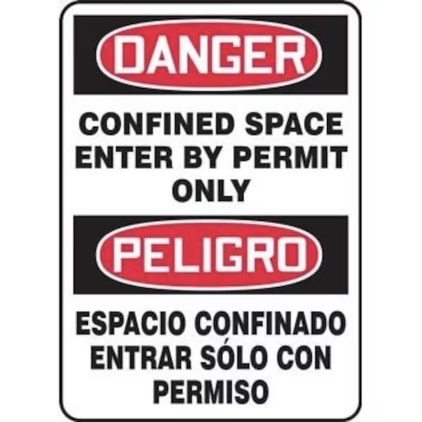 Accuform SPANISH BILINGUAL OSHA DANGER SBMCSP143XT SBMCSP143XT - main